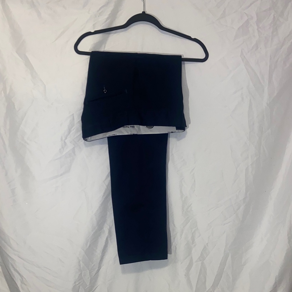 Navy Dickies Slim Taper Dress Pants